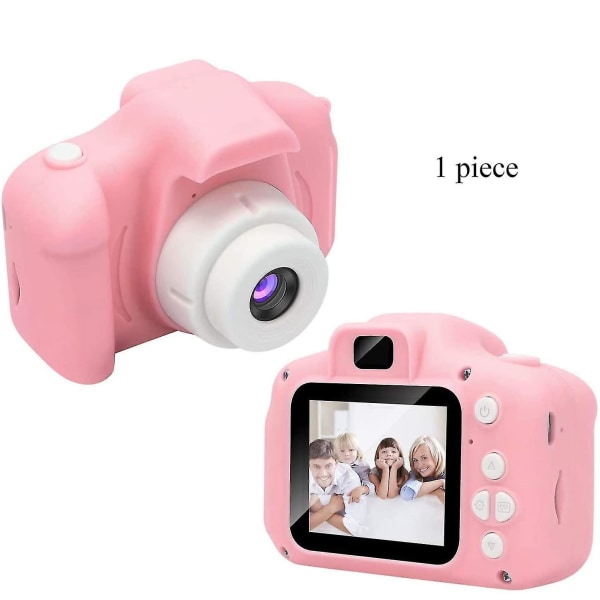 Barnkamera Barnkamera Inbyggd 32gb SD-kort USB Uppladdningsbar Barnleksakskamera för 3 10 år Pojkar Flickor Födelsedagspresent