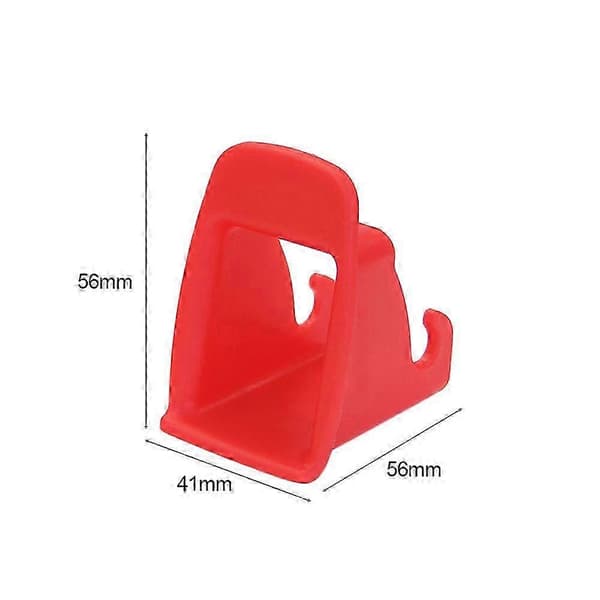 2 stk. Bilbarnestol ISOFIX Interface Spænde Fast Guide Groove Sikkerhedssele Beslag Connector Red