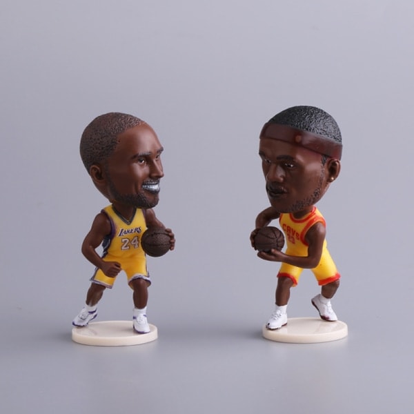 Betterlifefg - Michael Jordan Action Figure Statue Bobblehead Basketball Dukke Dekorasjon