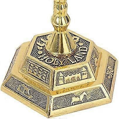 Lysestaker Menorah 7 Grener Menorah Metall Religiøs Menorah Tempel Lysestake