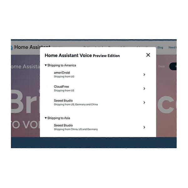 Home Assistant Voice Preview Edition ESP32-S3 SoC med 16 MB FLASHCJY