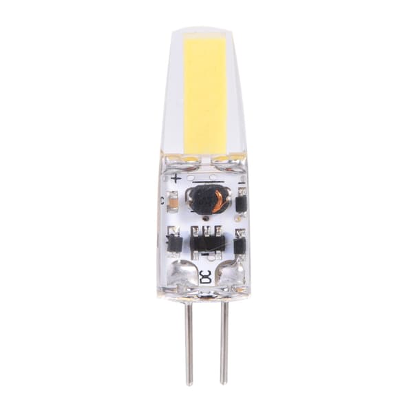 10st AC/DC12-24V G4 COB LED-lampor Ej dimbara silikonlampor (varmvit)CJY