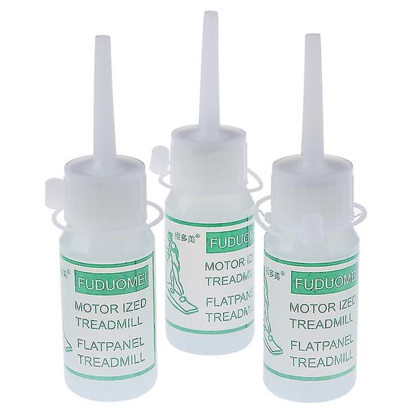 3x30ml Speciel Smøreolie til Løbebånd Tilbehør til Vedligeholdelse af Løbebånd White 3 Pc