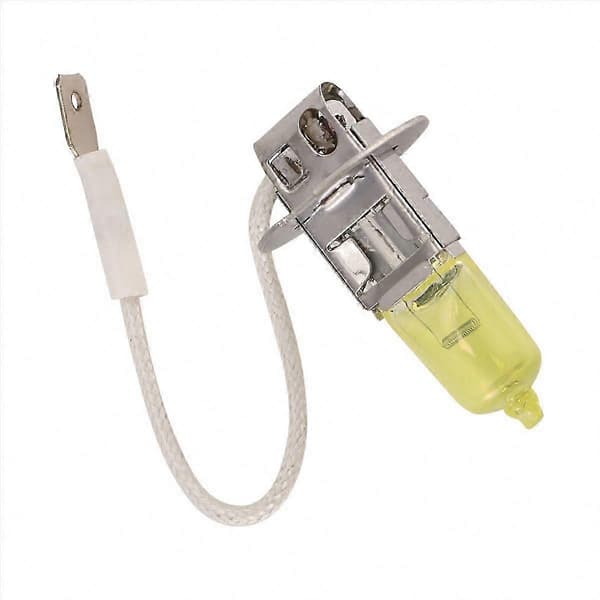 Gula H3 Halogenlampor för Bilens Dimljus, 100W DC 12V Fordonsbelysning