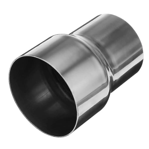 Udstødningsrørforbinderadapter Reducer i rustfrit stål - 3 tommer til 2,5 tommer OD StandardCJY Silver