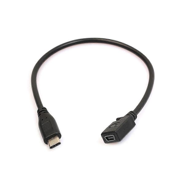 Typ C USB 3.1 hane till Mini USB hona laddningsdatakabel för Nexus 6P