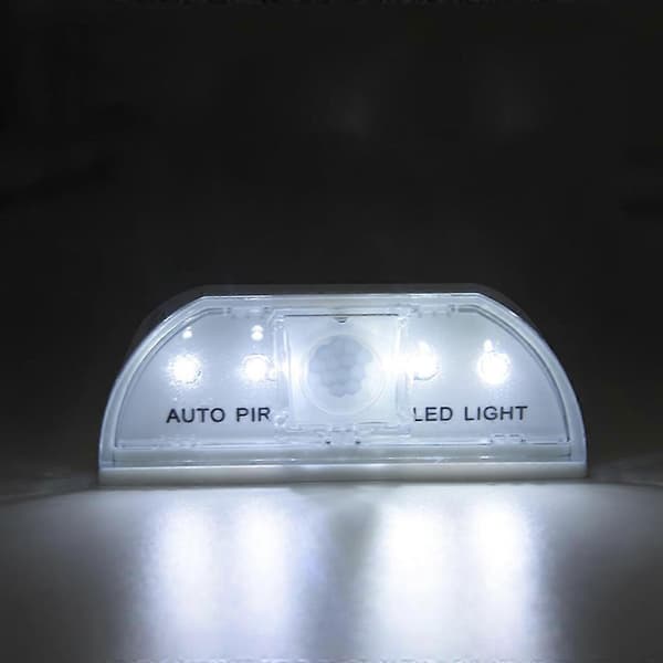 LED Intelligent Dørlås Skab Nøgle Induktion Lille Natlys Sensorlampe, CJY White