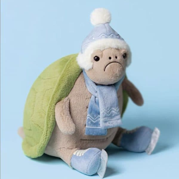 Jellycat 28 cm Timmy Turtle Riding Turtle Blødt Legetøj~CJY