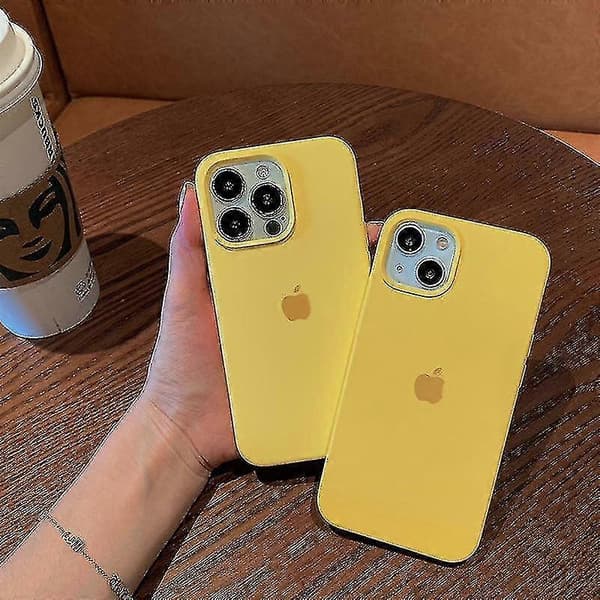 Silikonskal för iPhone 13, CJY Yellow