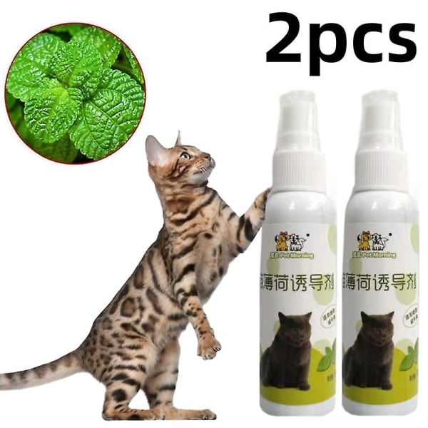 2pcs Herbal Cat Joy, Catnip Spray For Cats, Catnip Spray For Indoor Cats