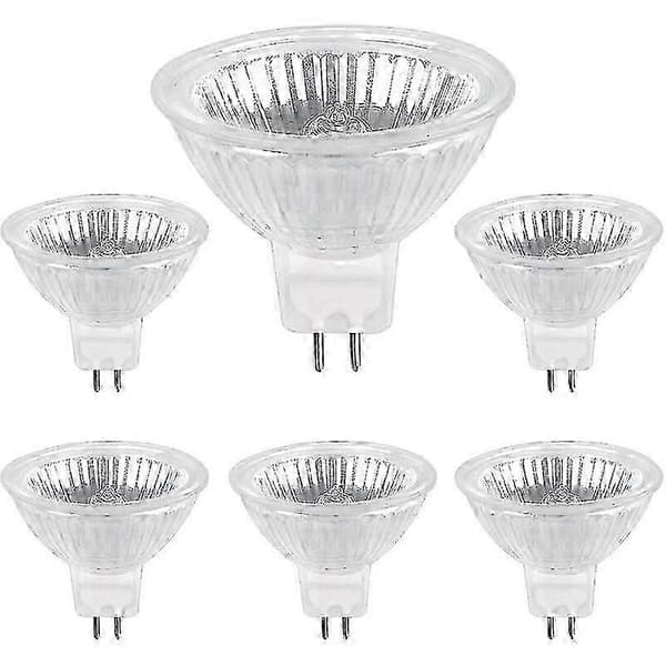 Halogenpære GU5.3 50W 12V, 6-pak