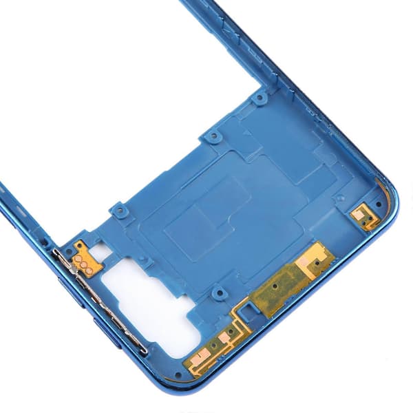 Til Samsung Galaxy A7 2018 SM-A750 Midterramme Bezel Plade Blue