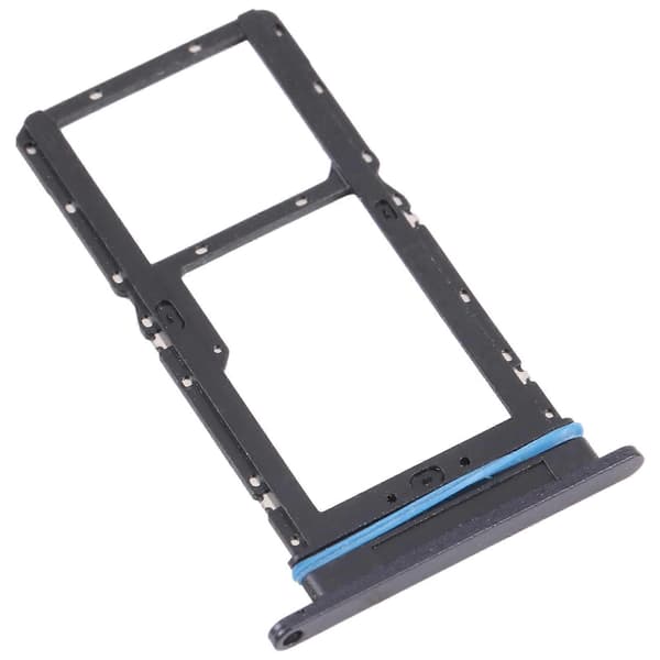 SIM-kortbrett + Micro SD-kortbrett for Motorola Edge 20 Lite Black
