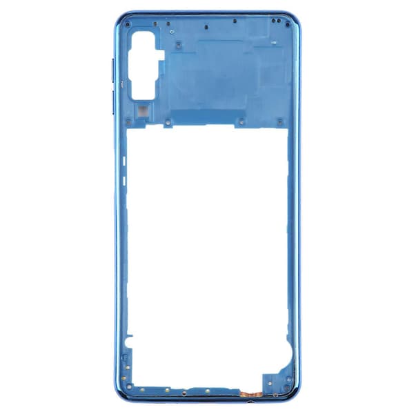 For Samsung Galaxy A7 2018 SM-A750 Midtre Ramme Bezel Plate Blue