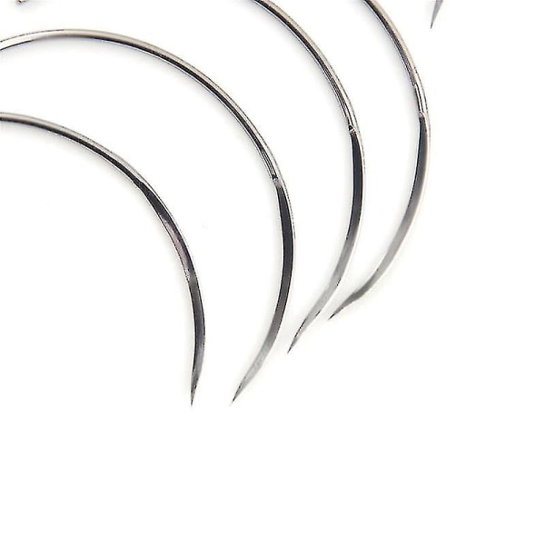 10 stk Metal 1/2 8*28 hjørne medicinsk nål sutur kirurgisk værktøj Dobbelt øjenlåg Hfmqv