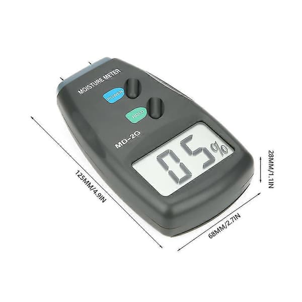 MD-2G LCD Digital 2-bens Træfugtighedsmåler - Professionel Træhygrometer til Fugttest og Træbearbejdning