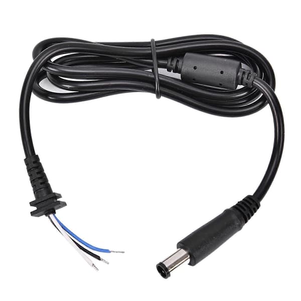 til DC 7.4x5mm stikforbindelse strømkabel med centralstift til HP til Dell bærbar computer