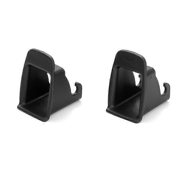 2 stk. Bilbarnestol ISOFIX Interface Spænde Fast Guide Groove Sikkerhedssele Beslag Connector Black