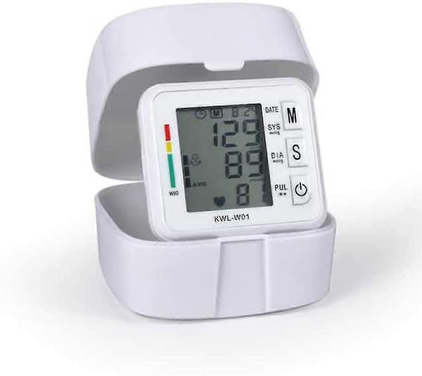 Blodtryksmåler, med justerbart armbånd og LCD-displayCJY