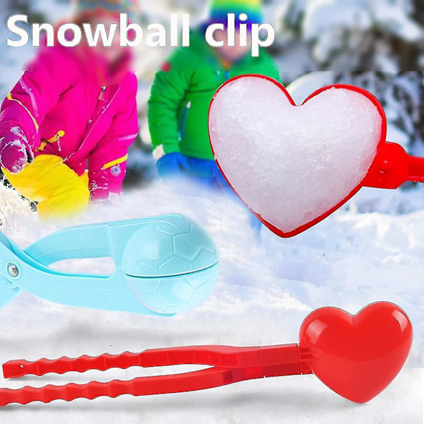 3 st Vinter Snöboll, Sandboll, Snöbollspress, Plast Snöbollsstavar, Snöbollsform, Snöbollskälke, Snöbollsmaskin, Snöbollsverktyg för Barn