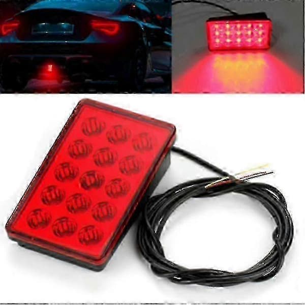 Bilens stroboskopbremselys - F1-stil LED-sikkerhetsfunksjon red