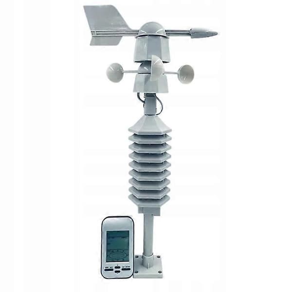 Anemometer Vindmåler 433 Mhz HvitCJY