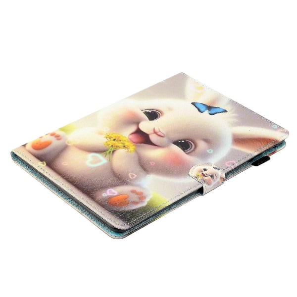 För Samsung Galaxy Tab A8 10.5 X205/X200 skyddande case PU Läder Flip Cover Rabbit