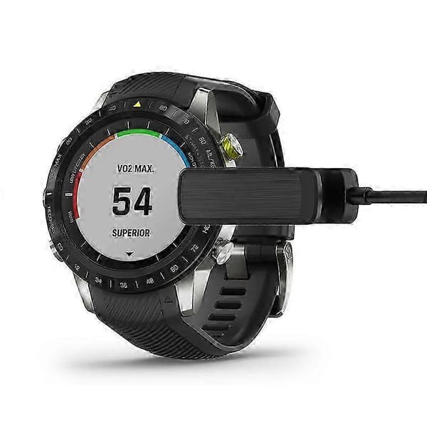 USB-lader for Garmin MARQ Activity/Adventure/Commander/Golf/Aviation Clip med integrert lading og dataoverføring