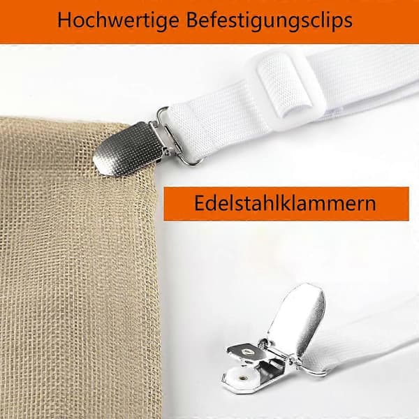 Lakansträckare, set om 4, lakansträckare, justerbar (30-210 cm). Color:white
