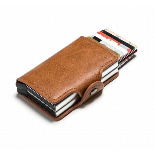 Automatisk korthållare Brow Brown one size
