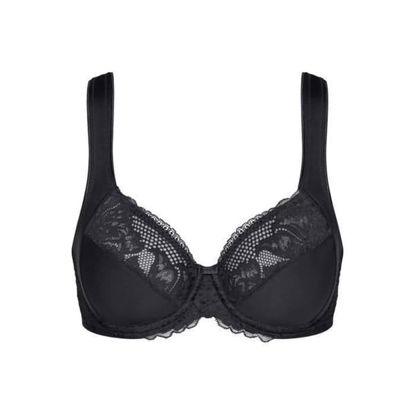 Dame blonde-bh Triumph Modern W02 - sort - 105 E Sort Svart 90D