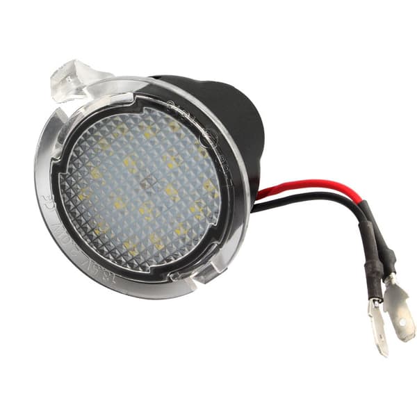 2 stk LED-lamper under sidespeilet, sidespeillampe bil Si