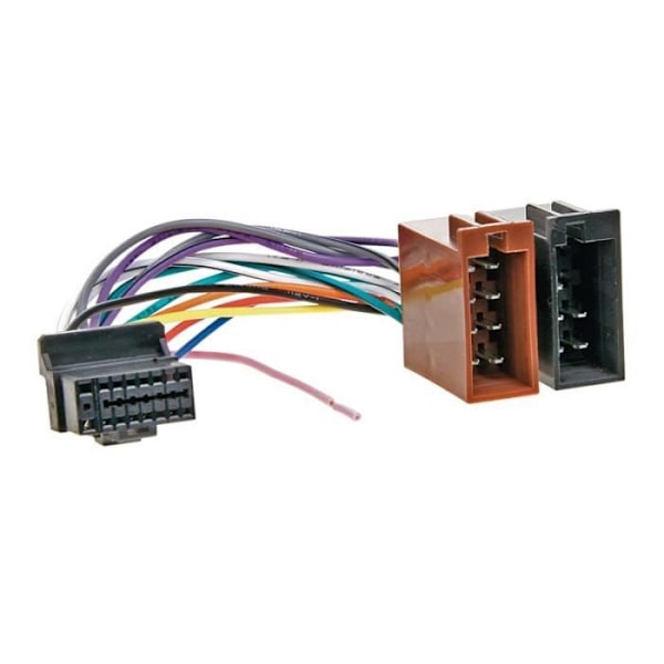 Bilradioadapter - ALPINE - 16 PIN - Universal - Sort - Til bil Multifärg