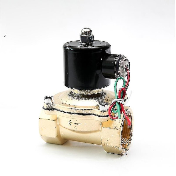 Tib 1\" Solenoidventil 230v Normalt Lukket Messing 220v 12v 24v 110v Solenoidventil 24VAC VITON-Seal NPT