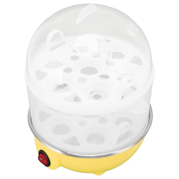 Egg Cooker for Home 350W 2 Layers 14 Eggs Automatic Shut-off Safe Durable PP Egg Cooker With Measuring Cup