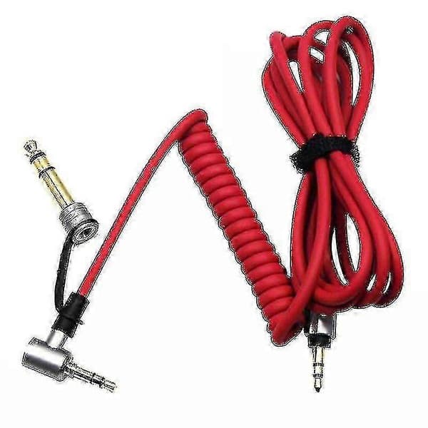 Lydkabel for Beats Pro Detox - 3,5 mm 6,5 mm erstatnings aux-kabel Red