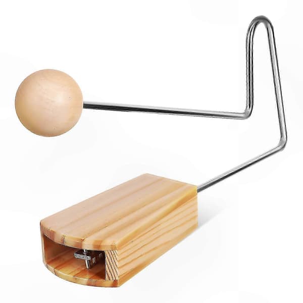 Træpercussion-lydinstrument til musikundervisning og leg 33.00X16.00X3.00CM