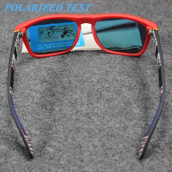 QUISVIKER-MERKKI Polarisoivat aurinkolasit Miehet Naiset Muoti Aurinkolasit Vintage Retro Lasit Ajolasit QP3 QP3 POLARIZED