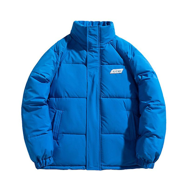Vinter Edderdun Bomuldsforet Jakke Blue S