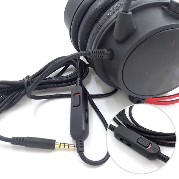 Audiokabelbyte Headset Aux-sladd med volymkontroll för Kingston Alpha