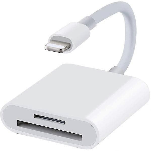 Lightning til SD-kortleser iPhone Hvit - SD-kortleser