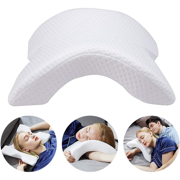 1-pakning Multifunksjonell Memory Foam-pute, Side Sovende Arm