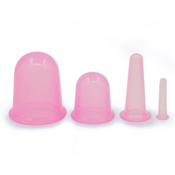 Cupping 4-pak - Vakuumkopper til massage/cellulitebehandling, CJY