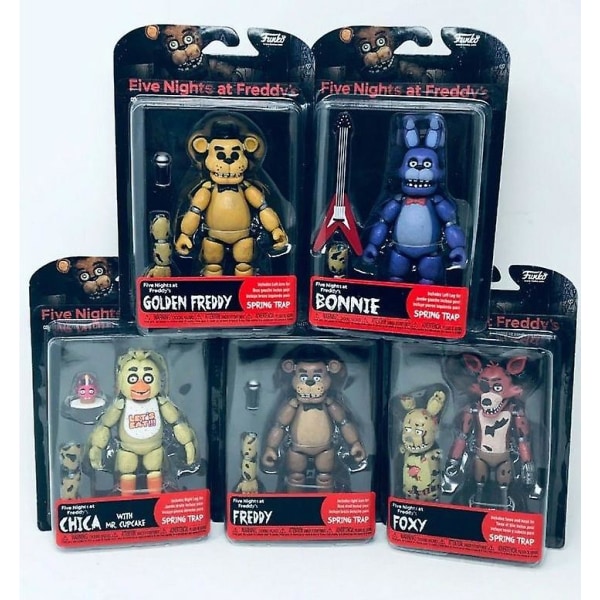 Fnaf Five Nights At Freddy's Springtrap Sæt med 1 Leddelt Actionfigur