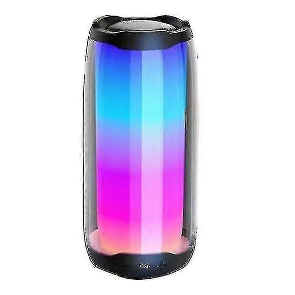 Pulse 5 Pulse 4 Vanntett Bærbar Bluetooth-høyttaler Med LysshowCJY Pulse4 Black