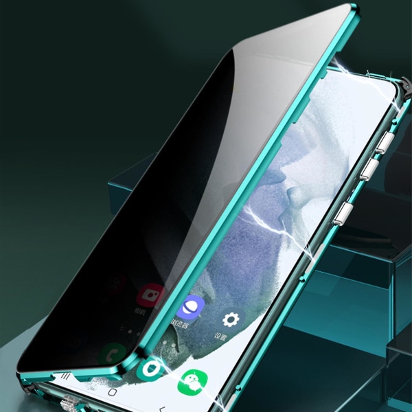 360 Privacy Dobbeltsidig Glass Telefonveske Anti Peeping Cover kompatibel med Samsung Galaxy S23ultra Plus
