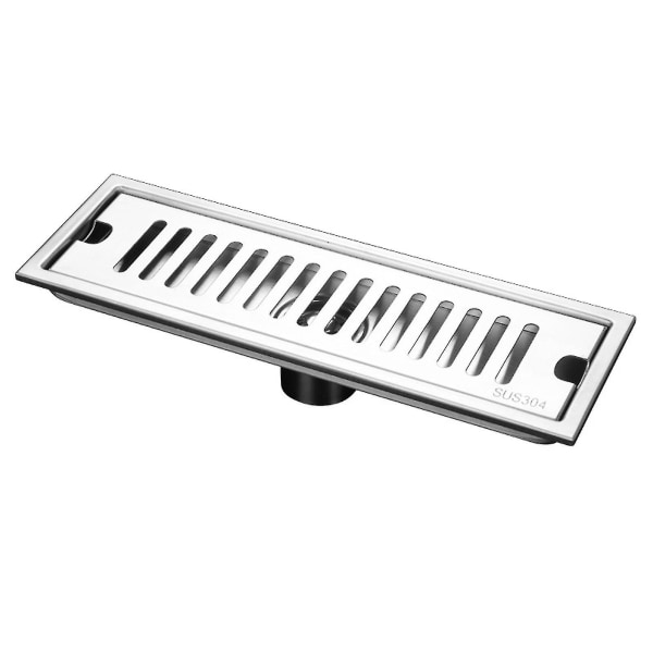 304 Stainless Steel Rectangular Floor Drain Floor Bathroom Shower Room Hotel Public Shower Drainage 20/30/40/50/60cm