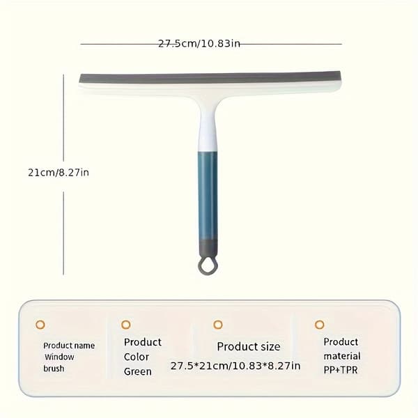 Multifunctional Handheld Plastic Scraper for Shower Door, Window, Car Glass CJY Grey * 1