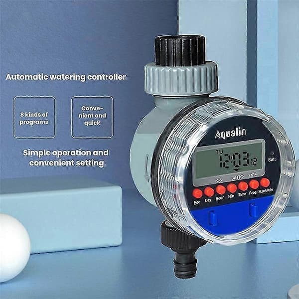 AQUALIN Automatisk Displaybevattning för Trädgårdsbevattningskontroller CJY