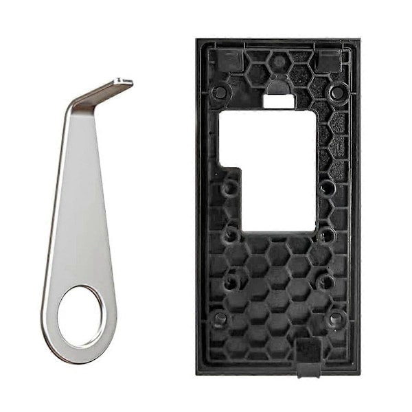 Borrfri Ring Doorbell-montering för Ring Battery Doorbell (2024 års modell), självhäftande dörrklocka monteringsplatta As Shown